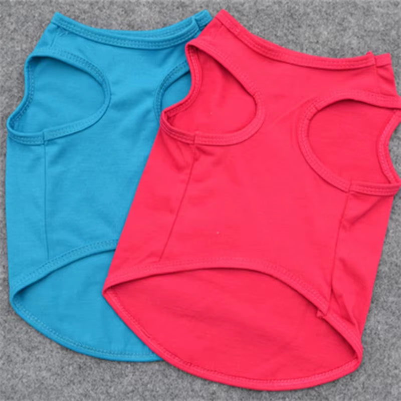 Security Clothing for Dogs Summer Pet Clothes Vest for Small Dogs Chihuahua Yorkshire Puppy Cats Low Price Pets T-Shirt Costume
