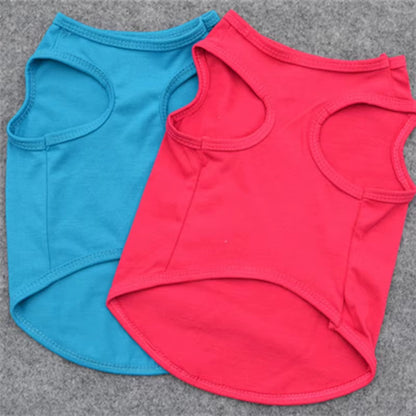 Security Clothing for Dogs Summer Pet Clothes Vest for Small Dogs Chihuahua Yorkshire Puppy Cats Low Price Pets T-Shirt Costume