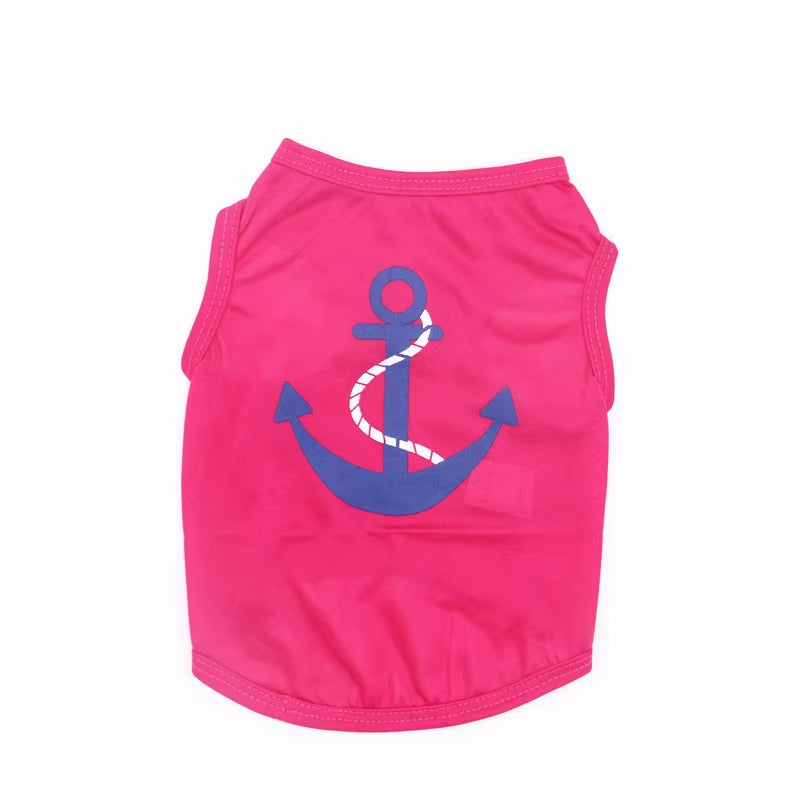 Security Clothing for Dogs Summer Pet Clothes Vest for Small Dogs Chihuahua Yorkshire Puppy Cats Low Price Pets T-Shirt Costume