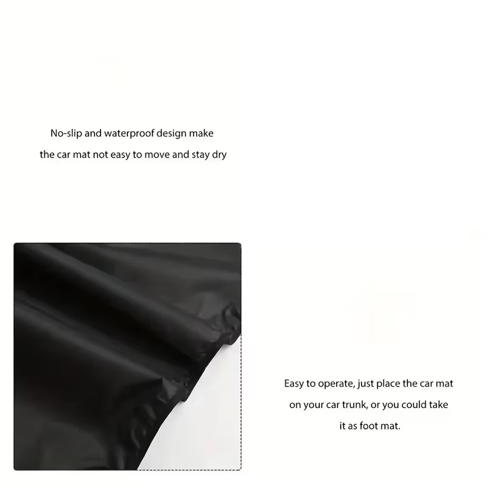 Universal Waterproof Polyester Fiber Cargo Mat Portable Dustproof Luggage Liner Pet Mat for Car SUV Trunk Protection