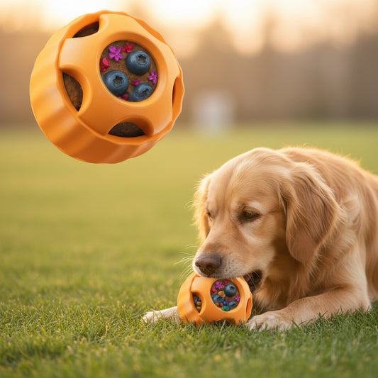 Silicone Dog Lick Ball & Frozen Treat Dispenser