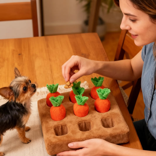 Carrot Garden Treat Mat for Dogs