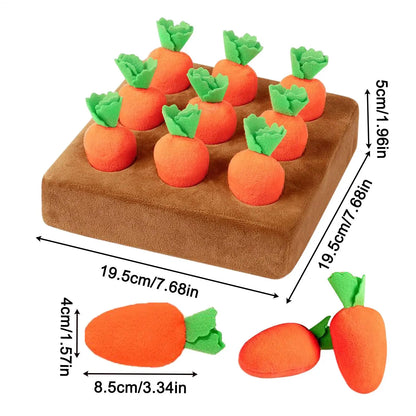 Carrot Garden Treat Mat for Dogs