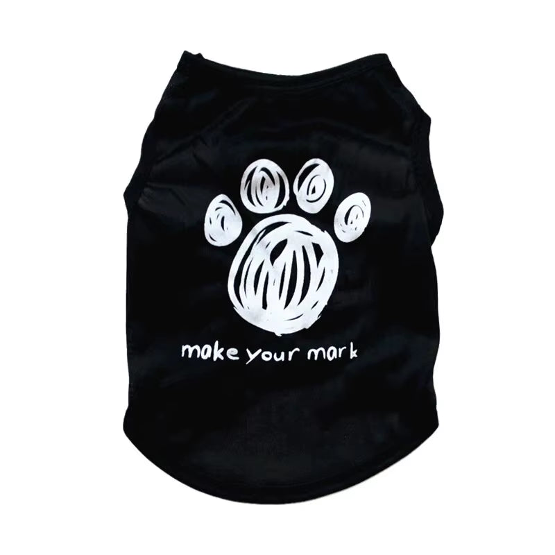 Security Clothing for Dogs Summer Pet Clothes Vest for Small Dogs Chihuahua Yorkshire Puppy Cats Low Price Pets T-Shirt Costume