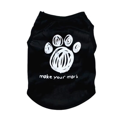 Security Clothing for Dogs Summer Pet Clothes Vest for Small Dogs Chihuahua Yorkshire Puppy Cats Low Price Pets T-Shirt Costume